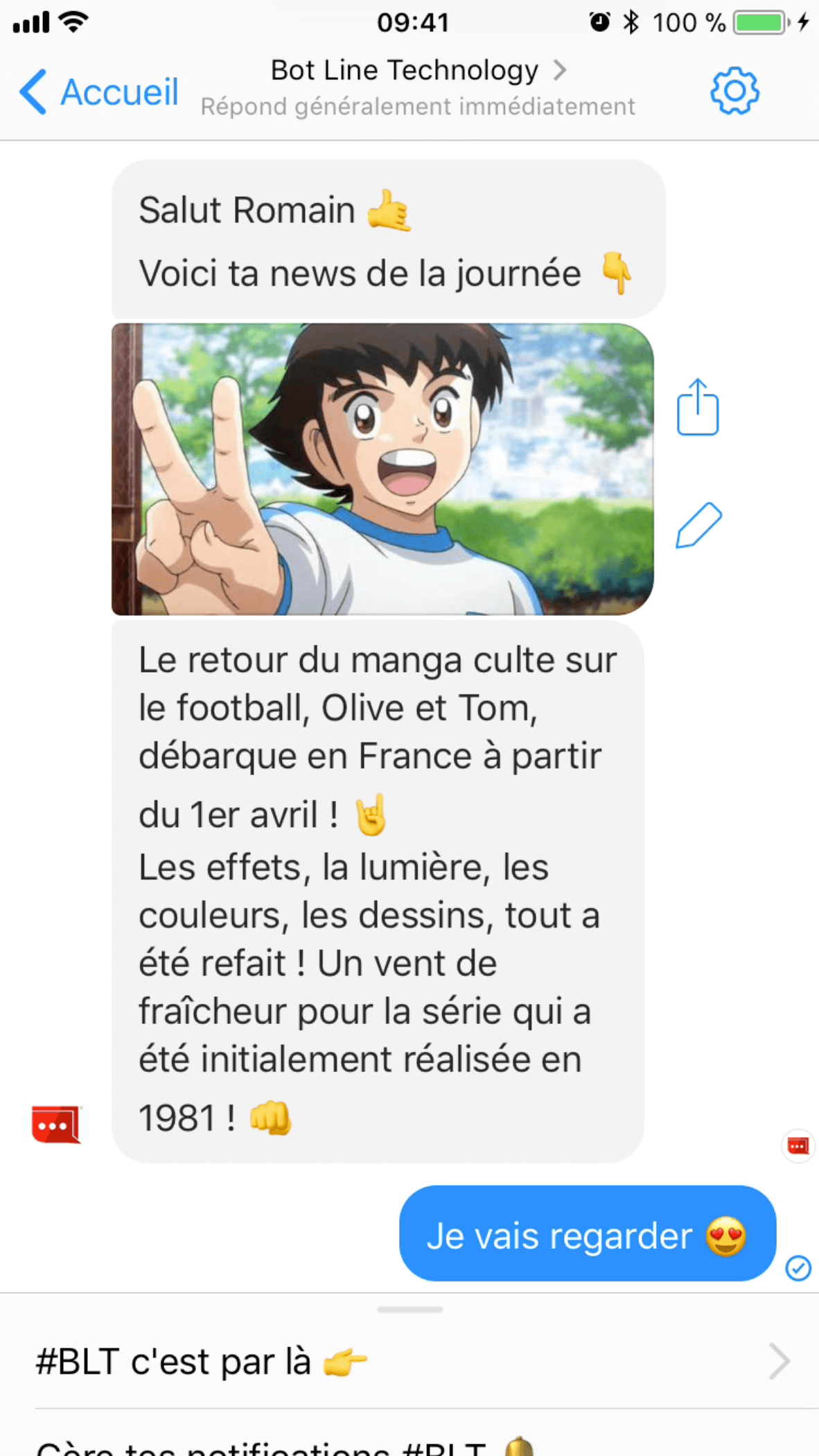 Screenshot Mr Bot Facebook Messenger